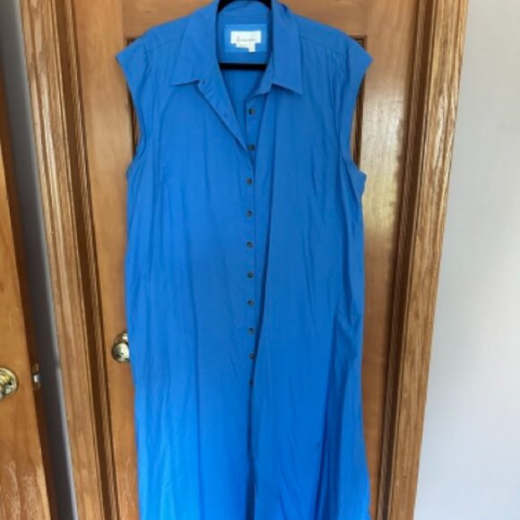 Anthropologie Cap-Sleeved Midi Dress - Picture 1 of 1